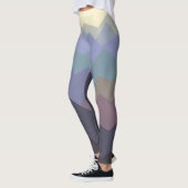 Abstract ontwerp van de Wintergebergten Leggings (Links)