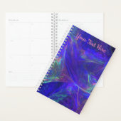 Abstract ontwerp van draairiemen van grijze kleure planner (Display)