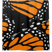 Abstract ontwerp van een monboogvlinder douchegordijn (Voorkant)