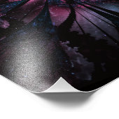 Abstract ontwerp van fractale bloem foto afdruk (Hoek)