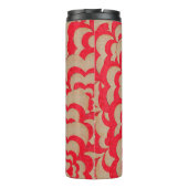 Abstract ontwerp van harten. Valentijnsdag backgro Thermosbeker (Achterkant)