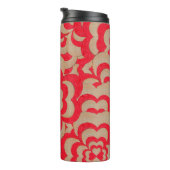 Abstract ontwerp van harten. Valentijnsdag backgro Thermosbeker (Geroteerd rechts)