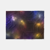 Abstract ontwerp van kosmische ruimte-constellatie fleece deken (Voorkant (Horizontaal))