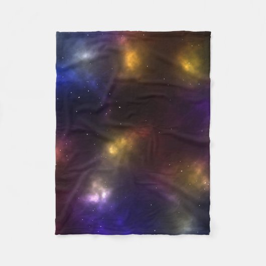 Abstract ontwerp van kosmische ruimte-constellatie fleece deken (Voorkant)