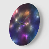 Abstract ontwerp van kosmische ruimte-constellatie grote klok (Hoek)