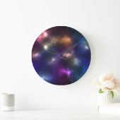 Abstract ontwerp van kosmische ruimte-constellatie grote klok (Huis)