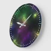 Abstract ontwerp van kosmische ruimte-constellatie grote klok (Hoek)