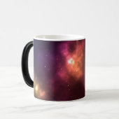 Abstract ontwerp van kosmische ruimte-constellatie magische mok (Voorkant links)