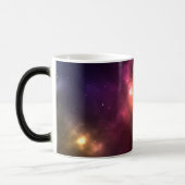 Abstract ontwerp van kosmische ruimte-constellatie magische mok (Links)