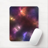 Abstract ontwerp van kosmische ruimte-constellatie muismat (Met muis)