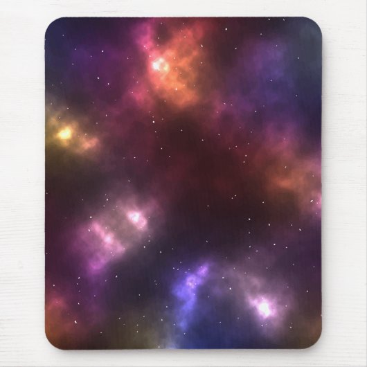 Abstract ontwerp van kosmische ruimte-constellatie muismat (Voorkant)