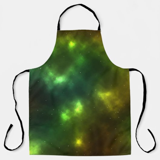 Abstract ontwerp van kosmische ruimte-constellatie schort (Voorkant)