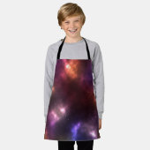 Abstract ontwerp van kosmische ruimte-constellatie schort (Gedragen)