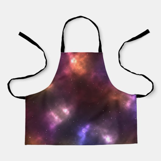 Abstract ontwerp van kosmische ruimte-constellatie schort (Voorkant)