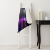 Abstract ontwerp van kosmische ruimte-constellatie sherpa deken (In situ)