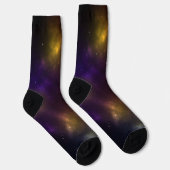 Abstract ontwerp van kosmische ruimte-constellatie sokken (Rechts)