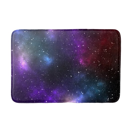 Abstract ontwerp van kosmische ruimte sterrenbeeld badmat (Voorkant)