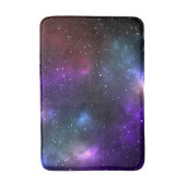 Abstract ontwerp van kosmische ruimte sterrenbeeld badmat (Voorkant Verticaal)