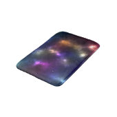Abstract ontwerp van kosmische ruimteconstellaties badmat (Gekanteld)