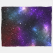 Abstract ontwerp van kosmische ruimteconstellaties fleece deken (Voorkant (Horizontaal))