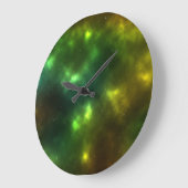 Abstract ontwerp van kosmische ruimteconstellaties grote klok (Hoek)