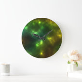 Abstract ontwerp van kosmische ruimteconstellaties grote klok (Huis)