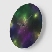 Abstract ontwerp van kosmische ruimteconstellaties grote klok (Hoek)
