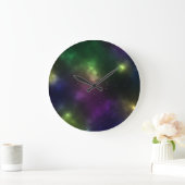 Abstract ontwerp van kosmische ruimteconstellaties grote klok (Huis)