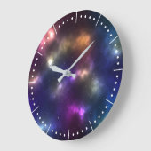 Abstract ontwerp van kosmische ruimteconstellaties grote klok (Hoek)