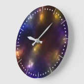 Abstract ontwerp van kosmische ruimteconstellaties grote klok (Hoek)