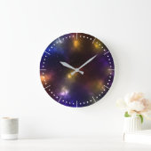 Abstract ontwerp van kosmische ruimteconstellaties grote klok (Huis)
