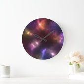 Abstract ontwerp van kosmische ruimteconstellaties grote klok (Huis)