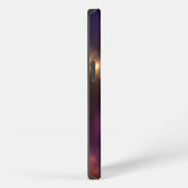 Abstract ontwerp van kosmische ruimteconstellaties iPhone hoesje (Rechterkant)