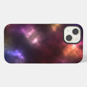 Abstract ontwerp van kosmische ruimteconstellaties iPhone hoesje (Achterkant horizontaal)