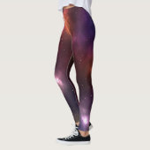 Abstract ontwerp van kosmische ruimteconstellaties leggings (Links)