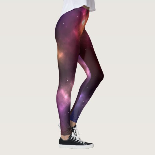 Abstract ontwerp van kosmische ruimteconstellaties leggings (Rechts)