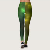 Abstract ontwerp van kosmische ruimteconstellaties leggings (Achterkant)
