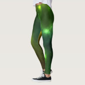 Abstract ontwerp van kosmische ruimteconstellaties leggings (Links)