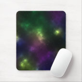 Abstract ontwerp van kosmische ruimteconstellaties muismat (Met muis)
