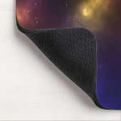 Abstract ontwerp van kosmische ruimteconstellaties muismat (Hoek)