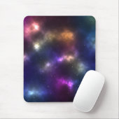 Abstract ontwerp van kosmische ruimteconstellaties muismat (Met muis)