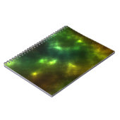 Abstract ontwerp van kosmische ruimteconstellaties notitieboek (Linkerzijde)