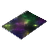 Abstract ontwerp van kosmische ruimteconstellaties notitieboek (Linkerzijde)