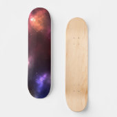 Abstract ontwerp van kosmische ruimteconstellaties persoonlijk skateboard (Voorkant)