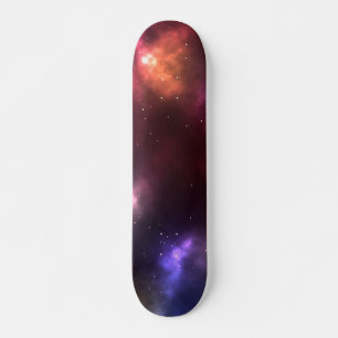 Abstract ontwerp van kosmische ruimteconstellaties persoonlijk skateboard