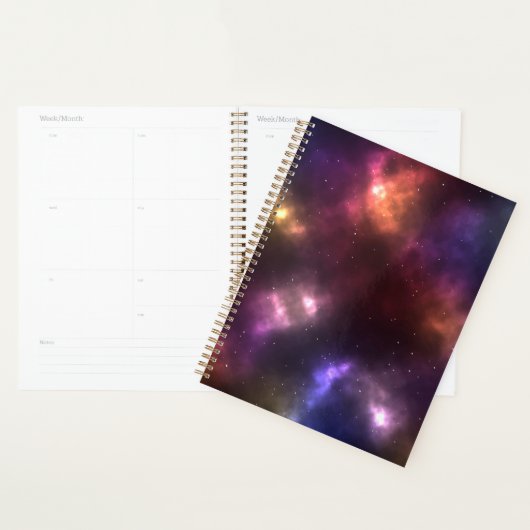 Abstract ontwerp van kosmische ruimteconstellaties planner (Display)