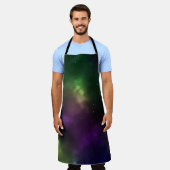 Abstract ontwerp van kosmische ruimteconstellaties schort (Gedragen)