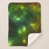 Abstract ontwerp van kosmische ruimteconstellaties sherpa deken (Voorkant)