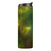 Abstract ontwerp van kosmische ruimteconstellaties thermosbeker (Gedraaid links)