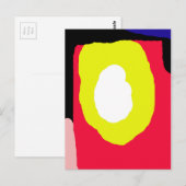 Abstract ontwerp van Moma Briefkaart (Voorkant / Achterkant)